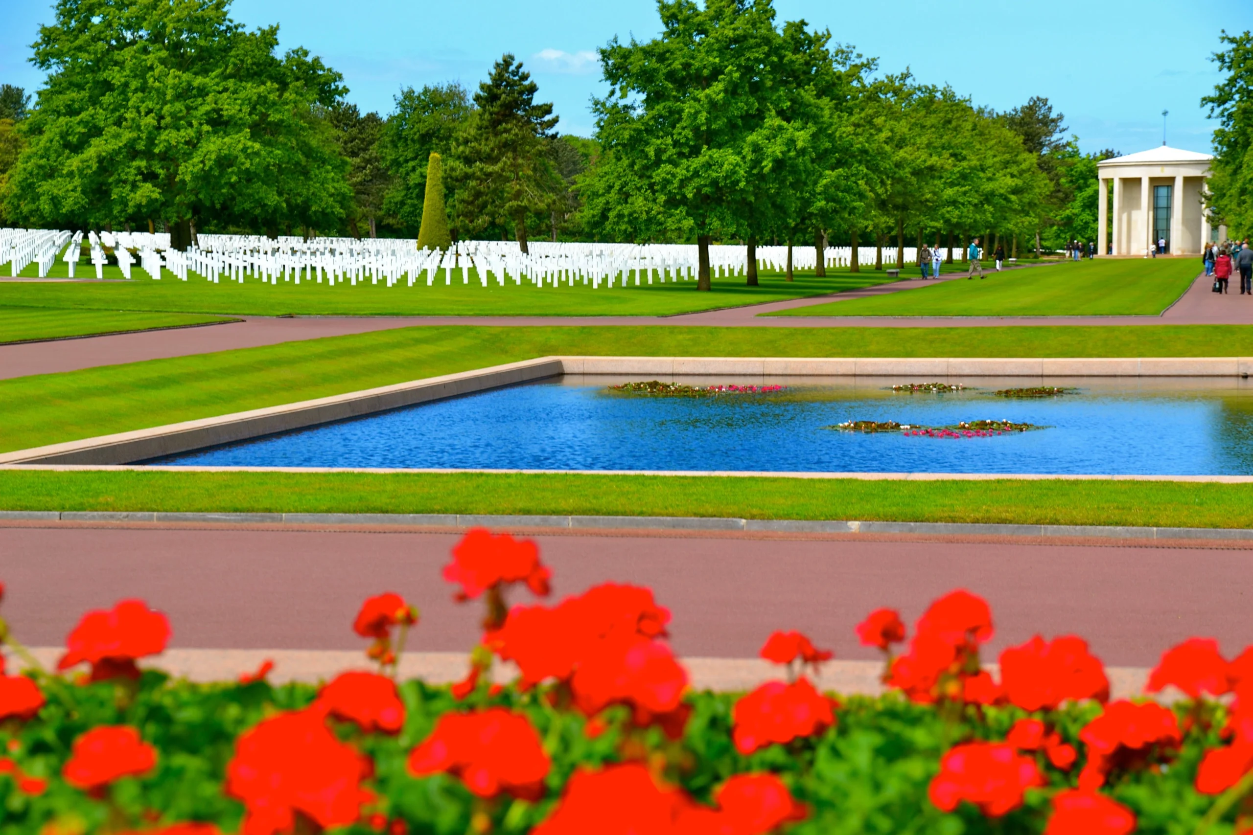 American Cemetery in Normandy France during Paris Day Trip to Normandy Beaches