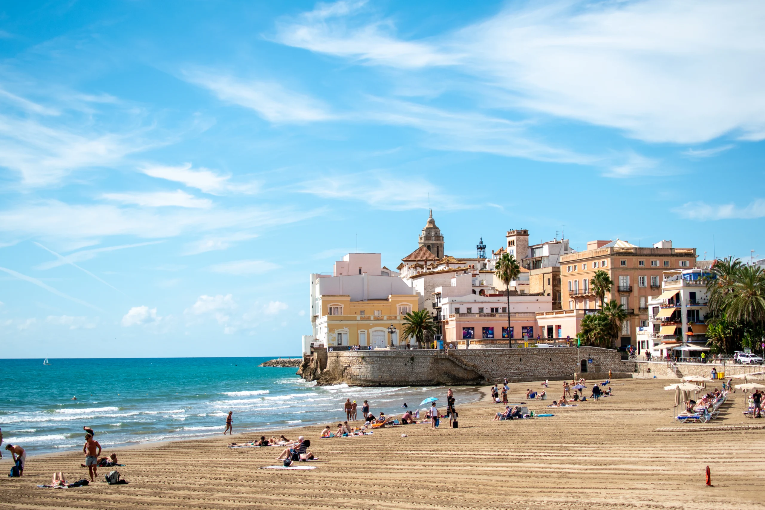 Beach in Sitges Spain