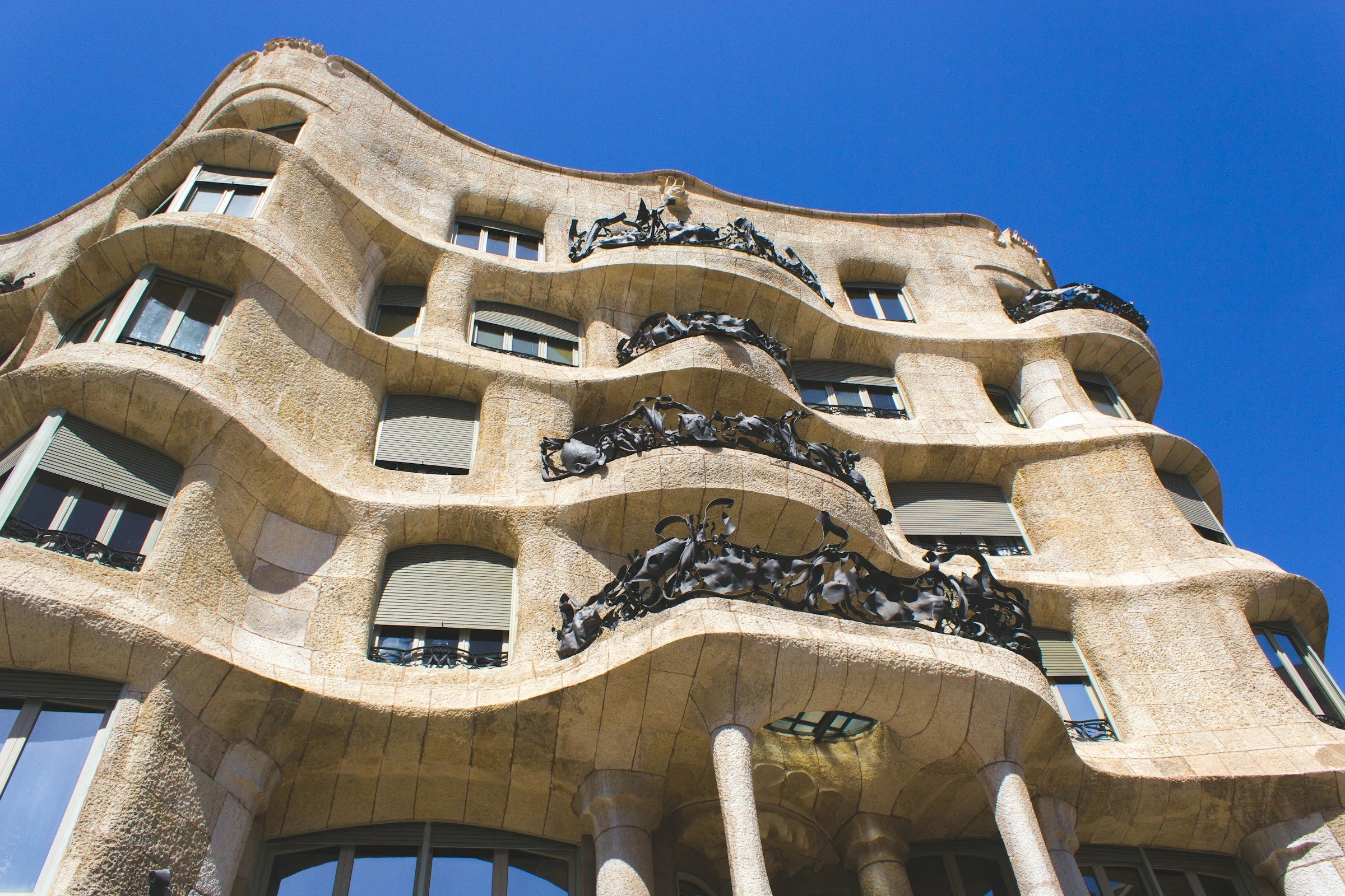 Casa Milà aka La Pedrera by Antoni Gaudí on premiun Architecture experience in Barcelona