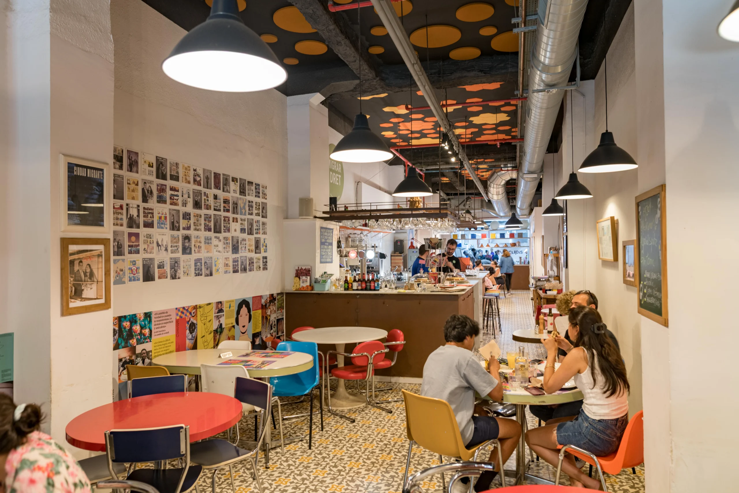 Inside Mescladis dining area
