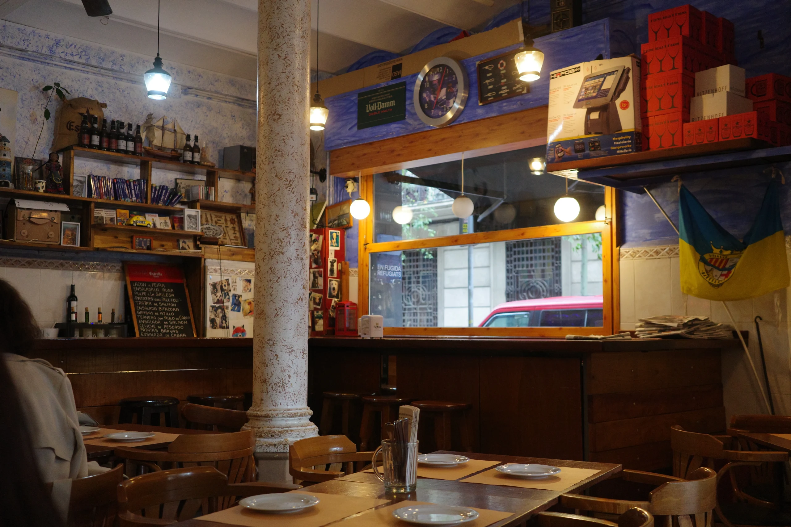 Interior of Tapas bar during Barceloneta Tapas Experience