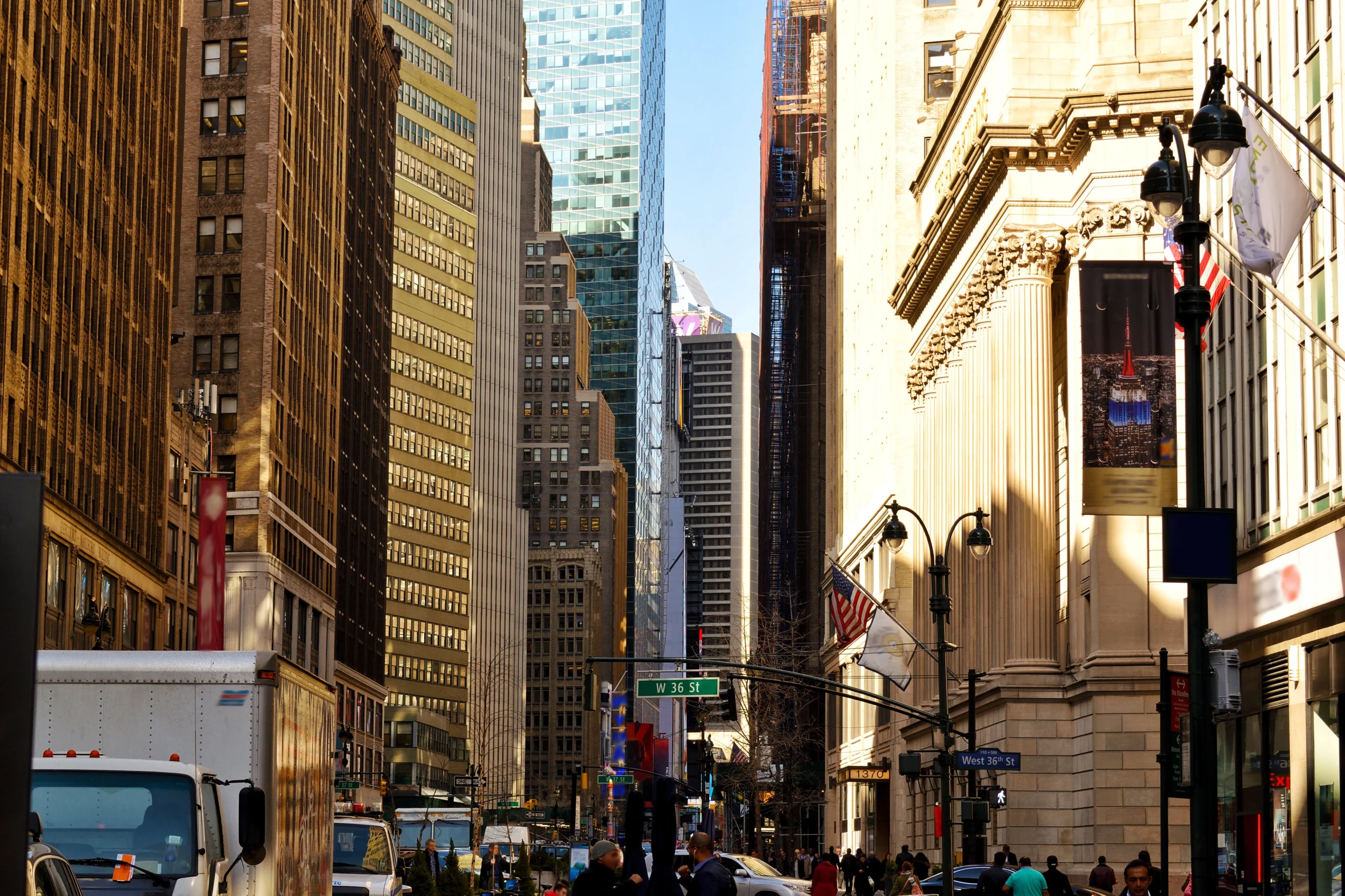 NYC streets during private luxury SUV experience