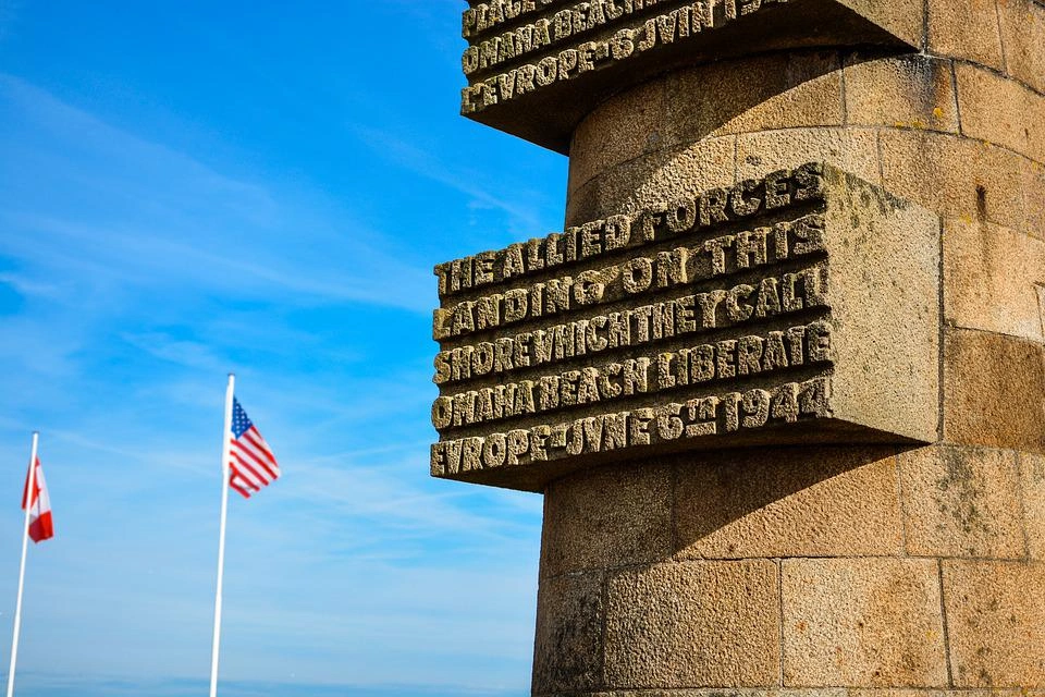 Omaha Beach memorial