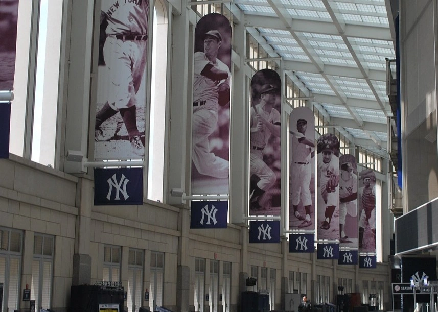 View of The Mets stadium corridor in NYC