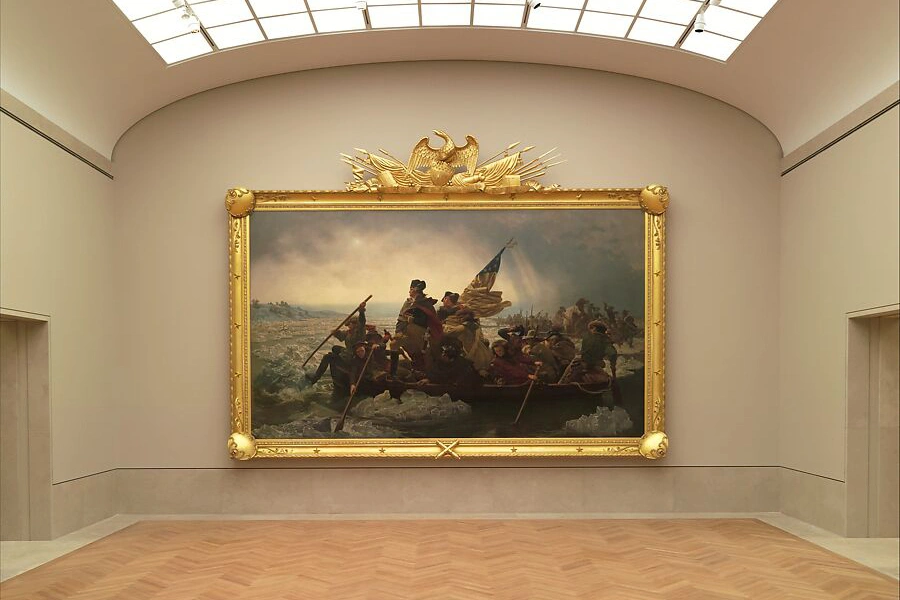 Washington Crossing the Delaware painting in The Met private guided experience