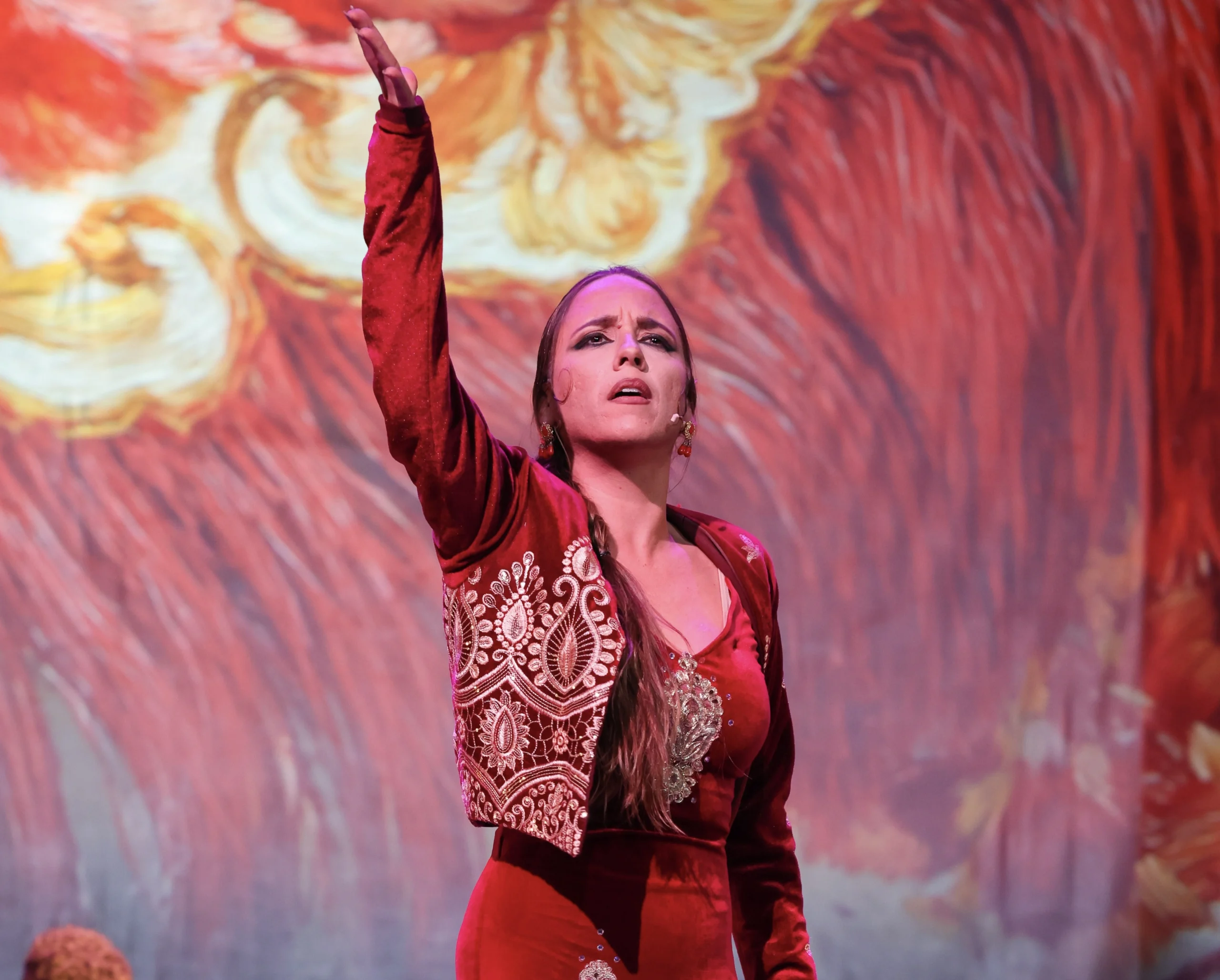 Close up of Flamenco dancer