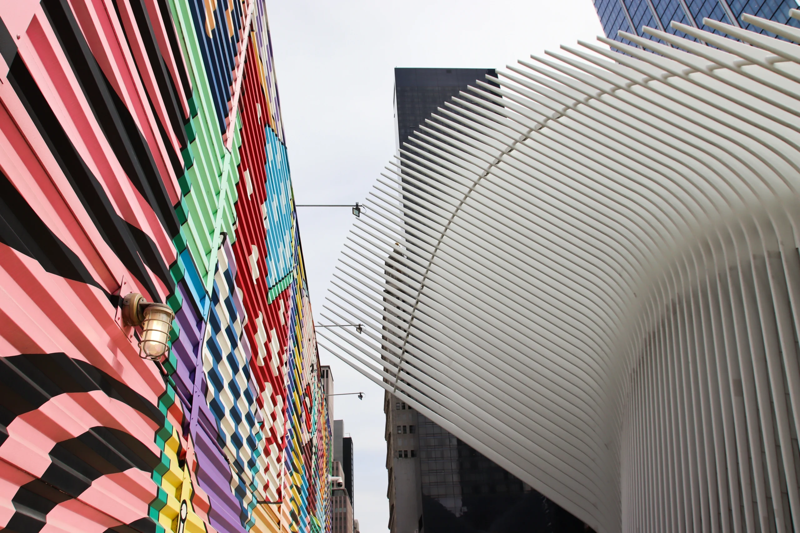 World Trade Center Building and Oculus Close Up