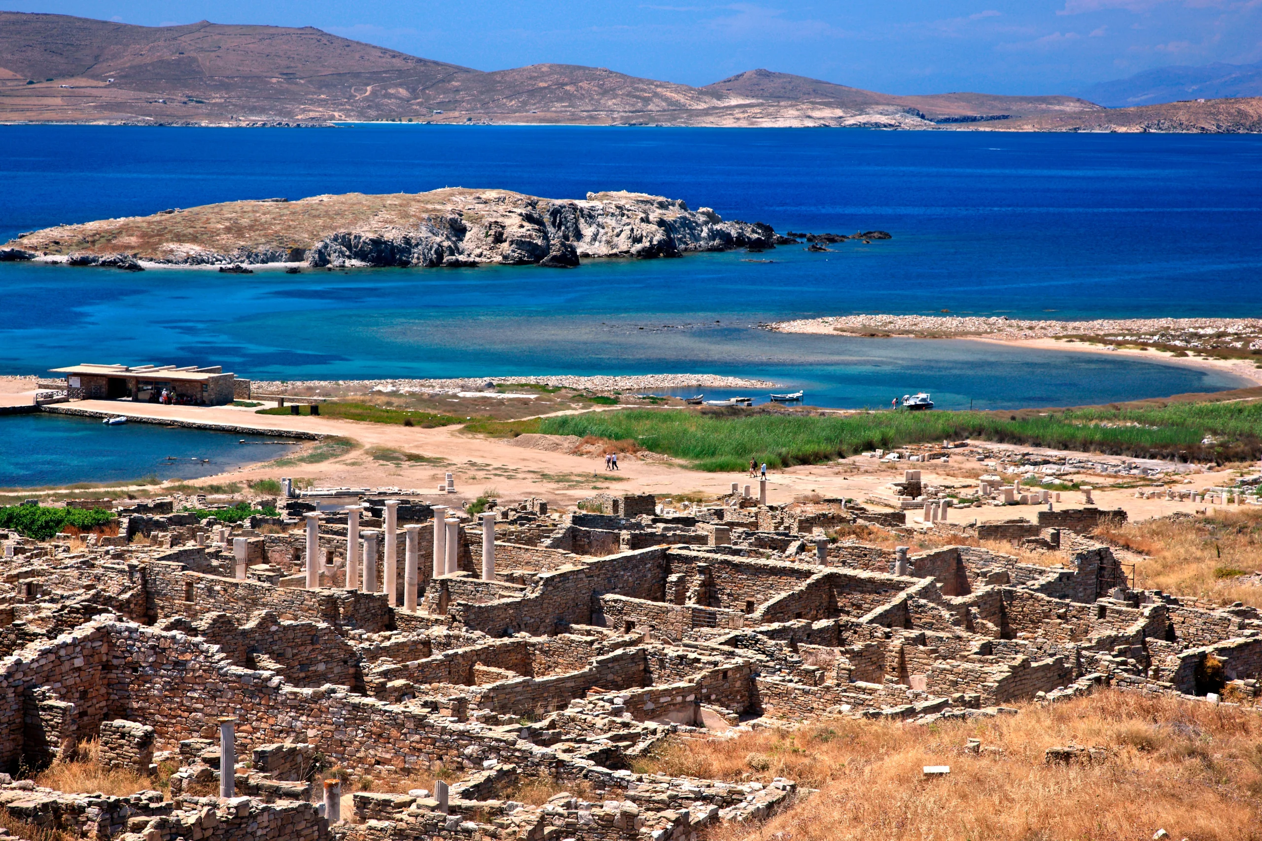 At the archaeological site of the sacred island of Delos, Municipality of Mykonos