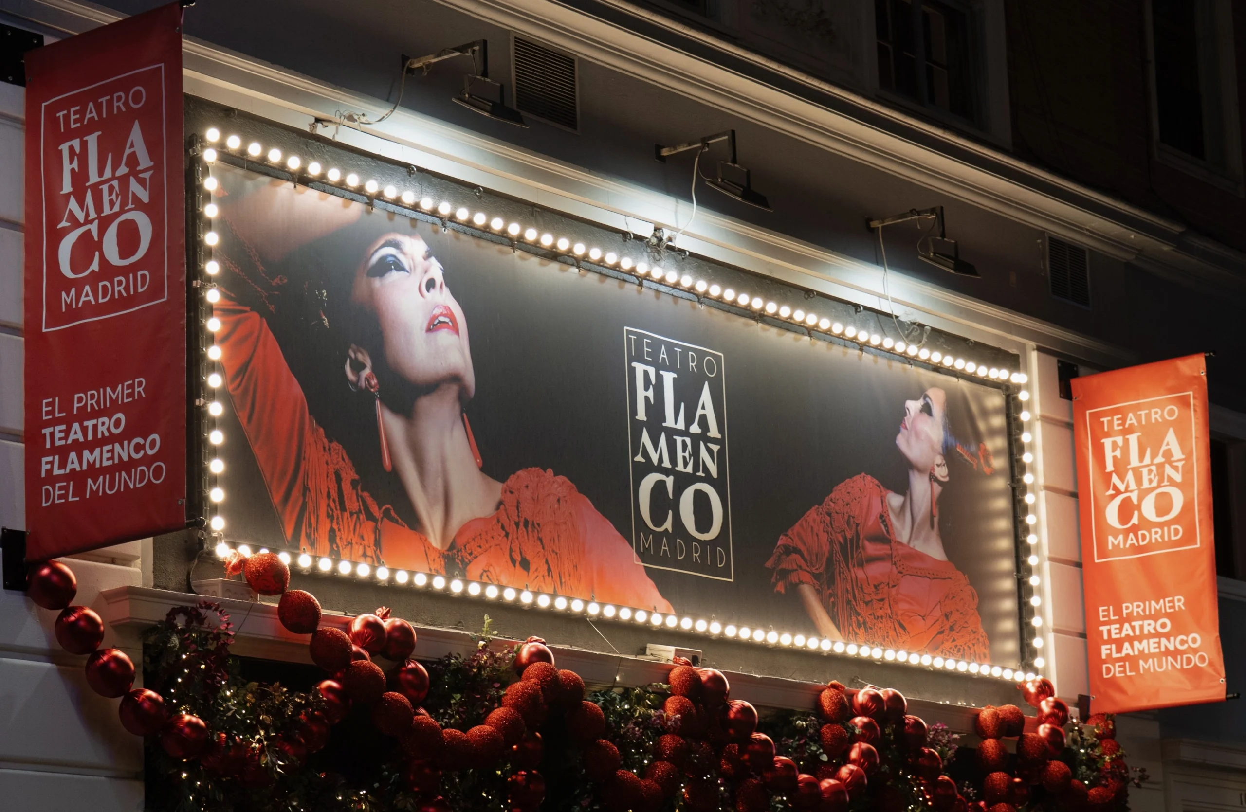 Close up of Flamenco sign