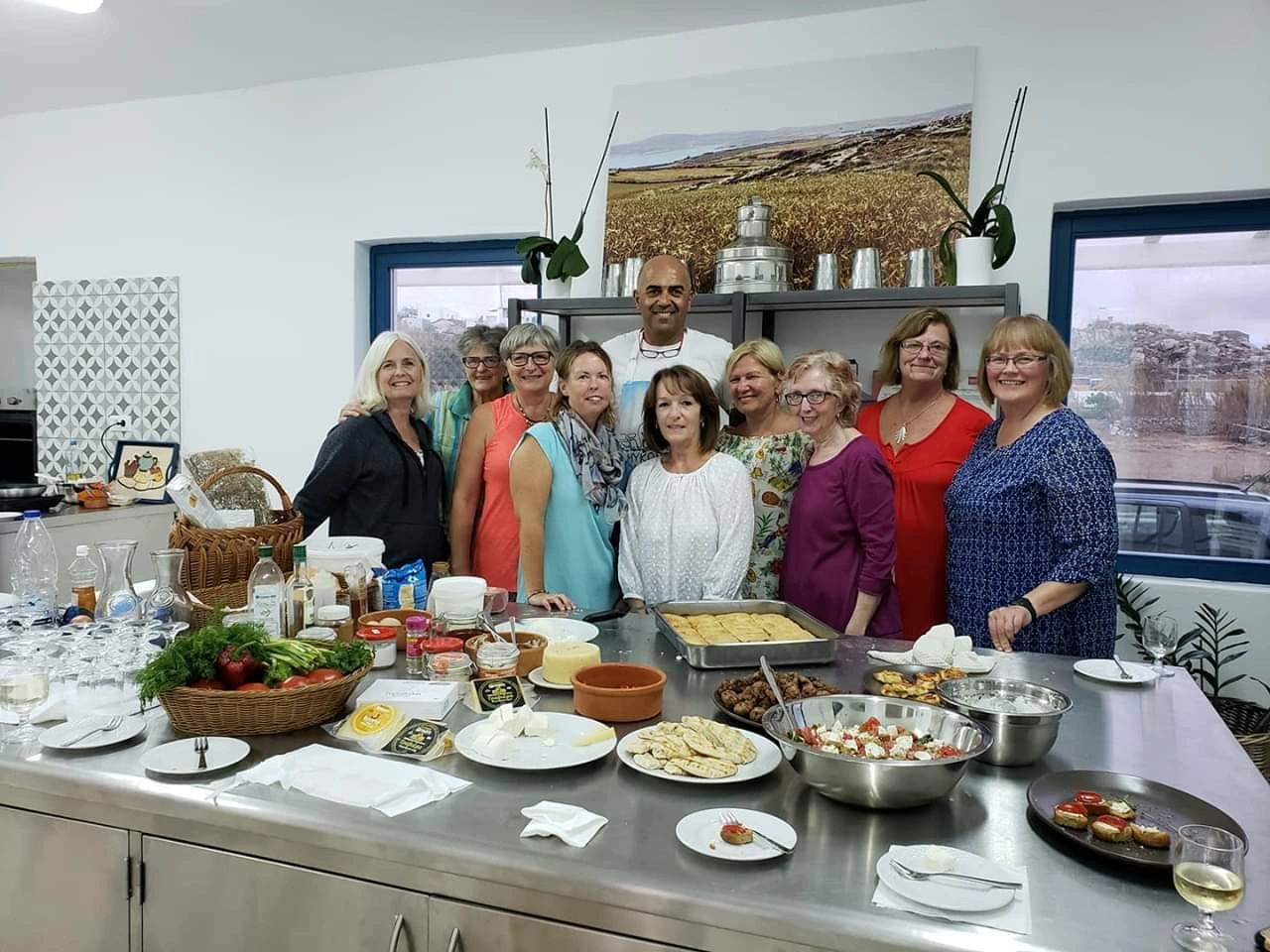 Group photo during Cheese Farm experience