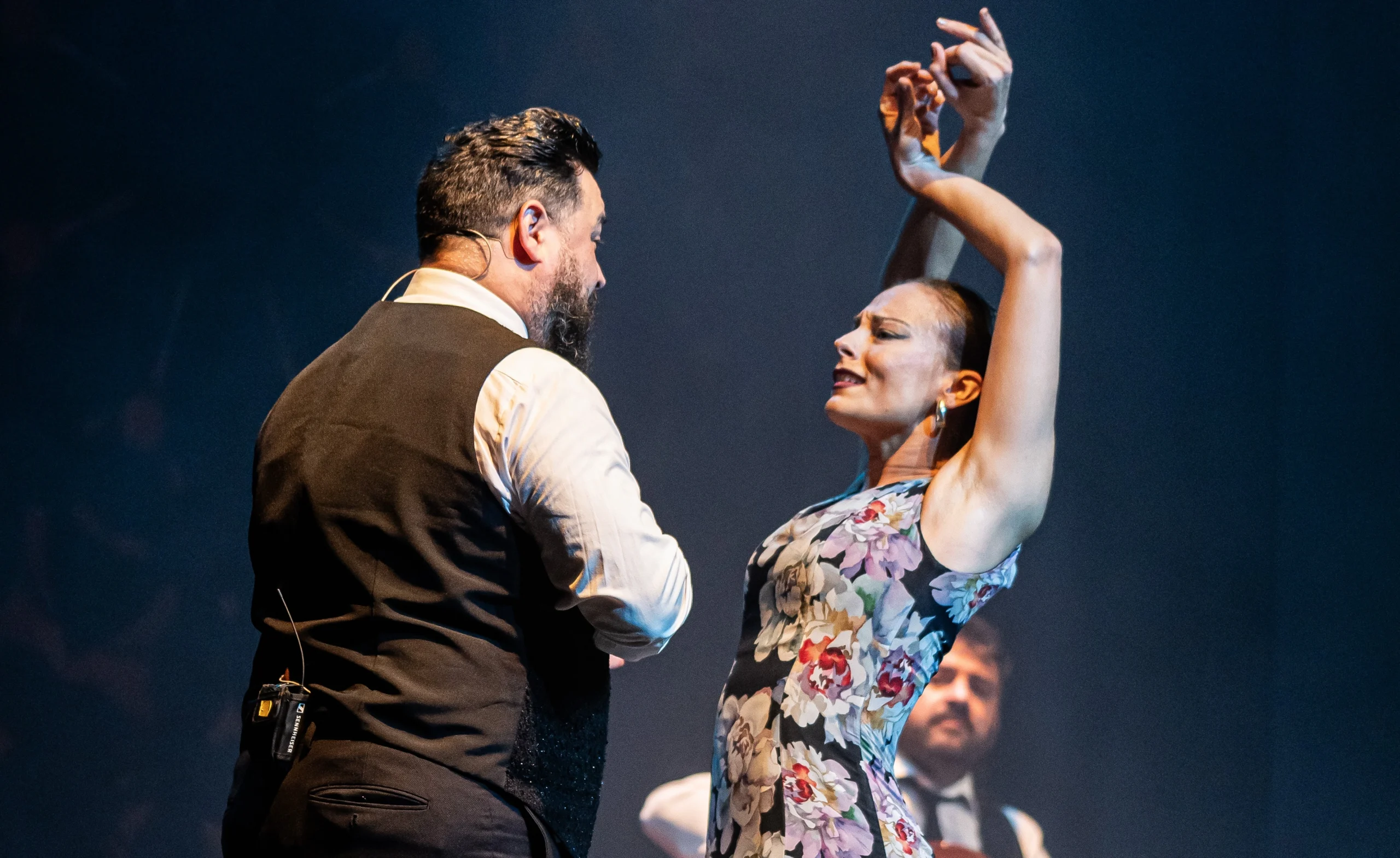 Male and female Flamenco performer
