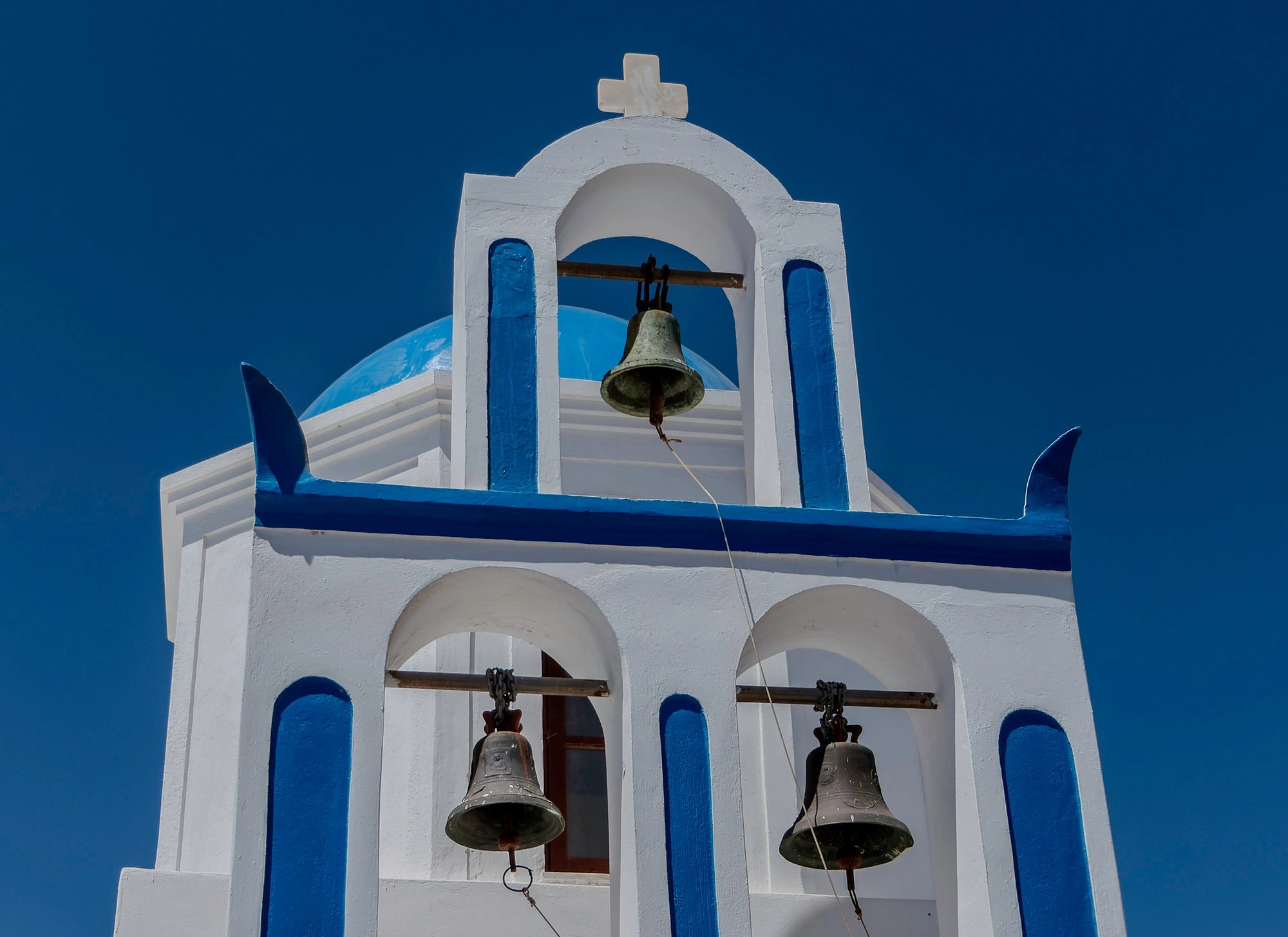 The three bells of the Orthodox Profitis Ilias church
