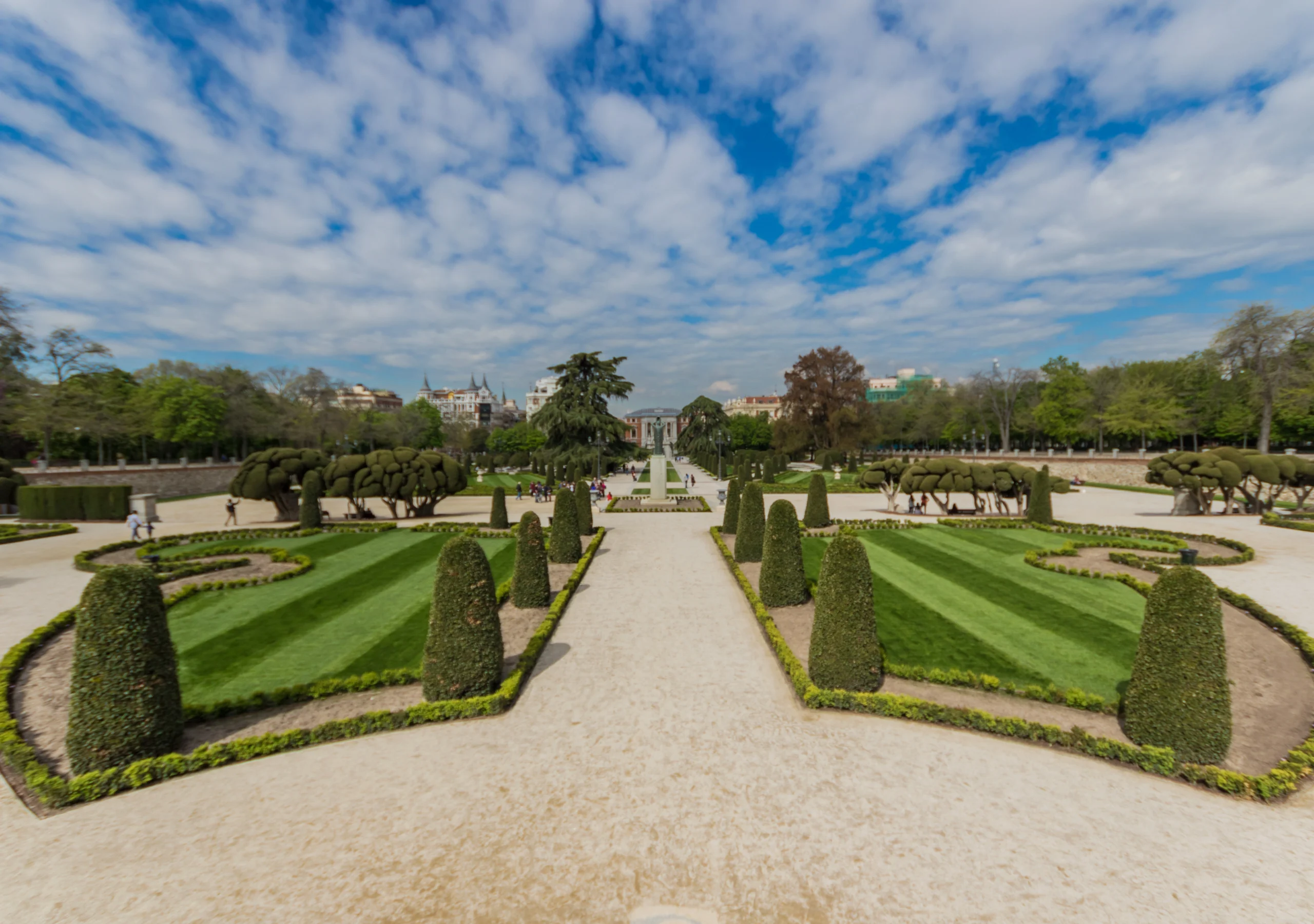 Gardens in Retiro Park