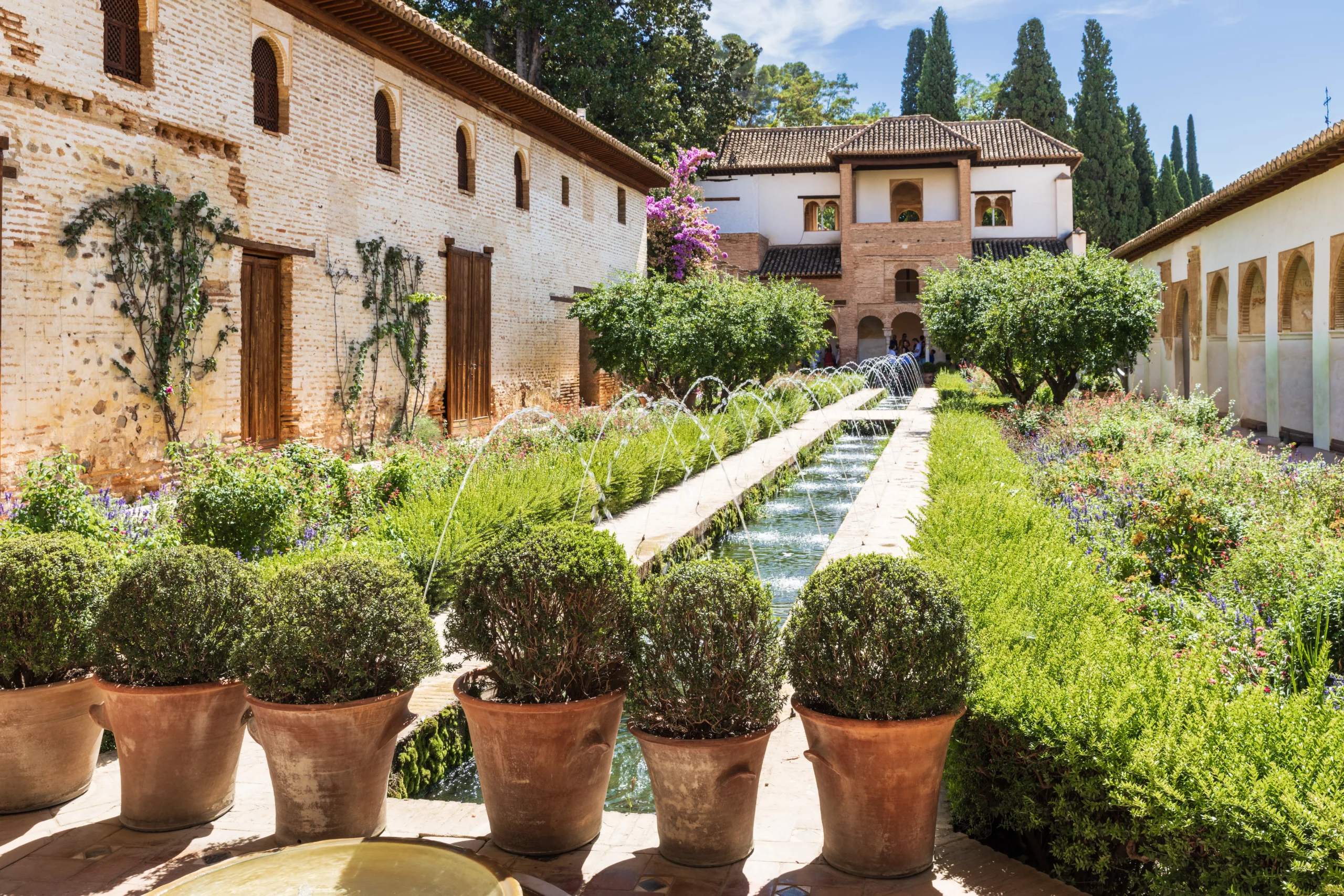 Generalife Gardens in Alhambra